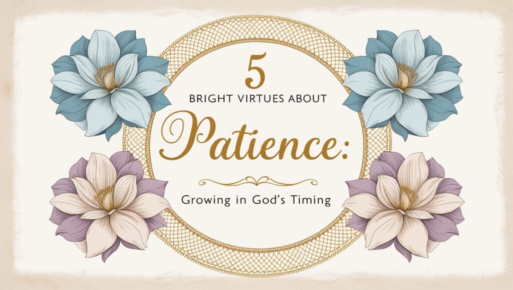 5 Bright Virtues about Patience: Growing in God’s Timing