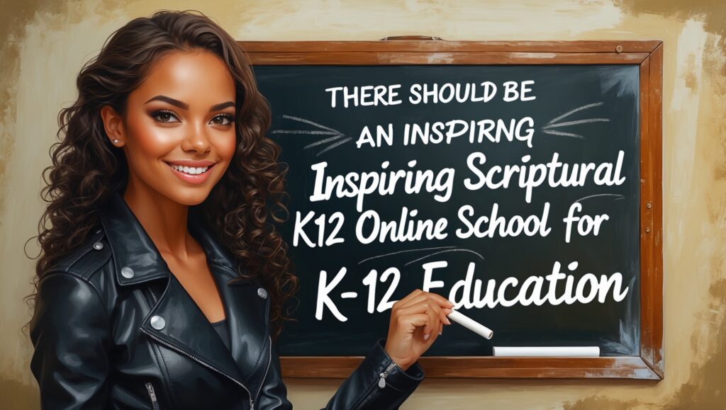 There Should Be an Inspiring Scriptural K12 Online School for K-12 Education
